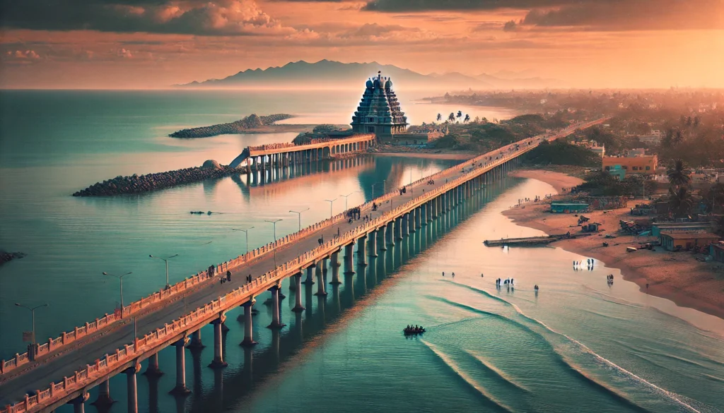 Rameswaram, pamban bridge,